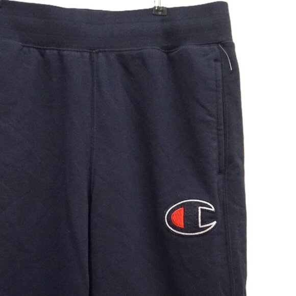 Champion Black Sweatpants Cotton Men’s Medium - Picture 2 of 6